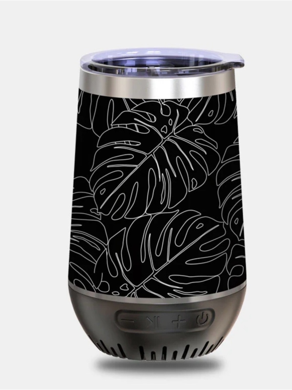Mobe Kahala 12 Oz Wine Tumbler Audio Drinkware Vacation Beach Speaker Tropical